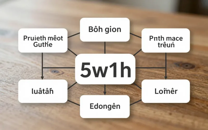 Minh họa: 5w1h là gì? phương pháp tư duy hệ thống giúp lập kế hoạch và giải quyết vấn đề