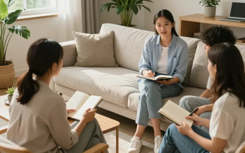 Minh họa: Come up with nghĩa là gì: gợi ý, phát minh hoặc đề xuất ý tưởng cụ thể