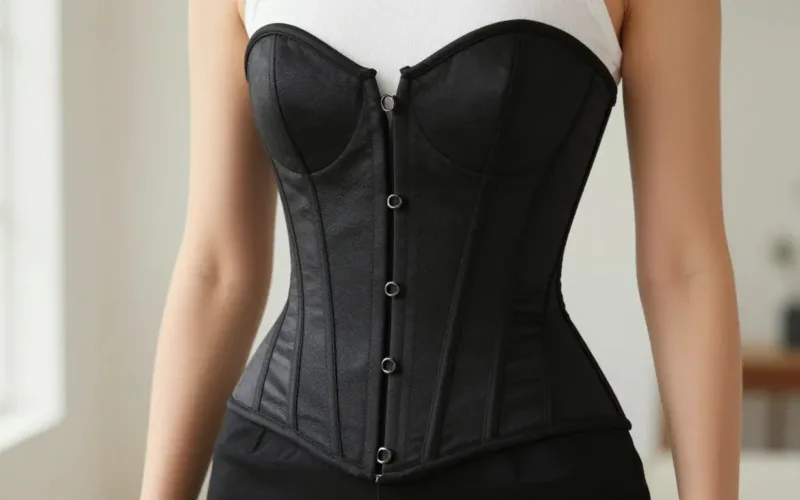 Minh họa: Corset là gì? áo nịt eo định hình dáng đồng hồ cát và cách phối đồ