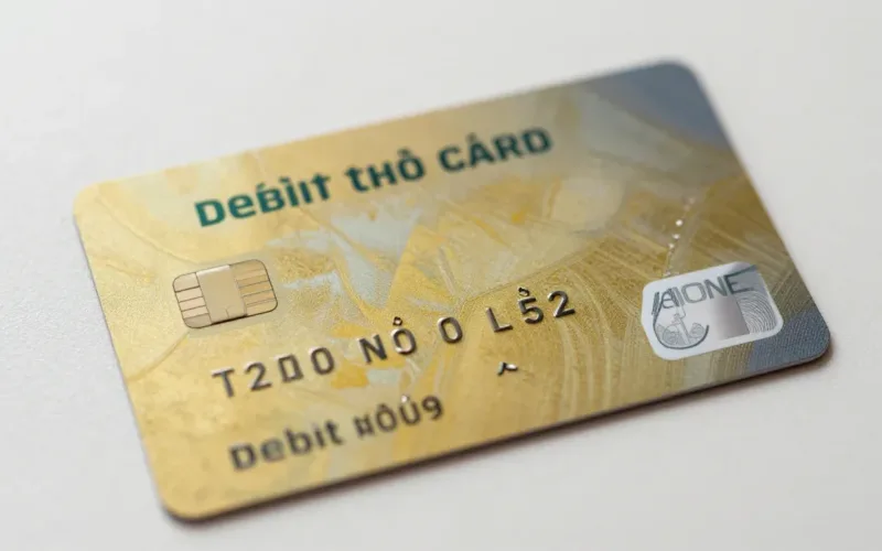 Minh họa: Debit card là gì? thẻ ghi nợ dùng tiền có sẵn trong tài khoản ngân hàng