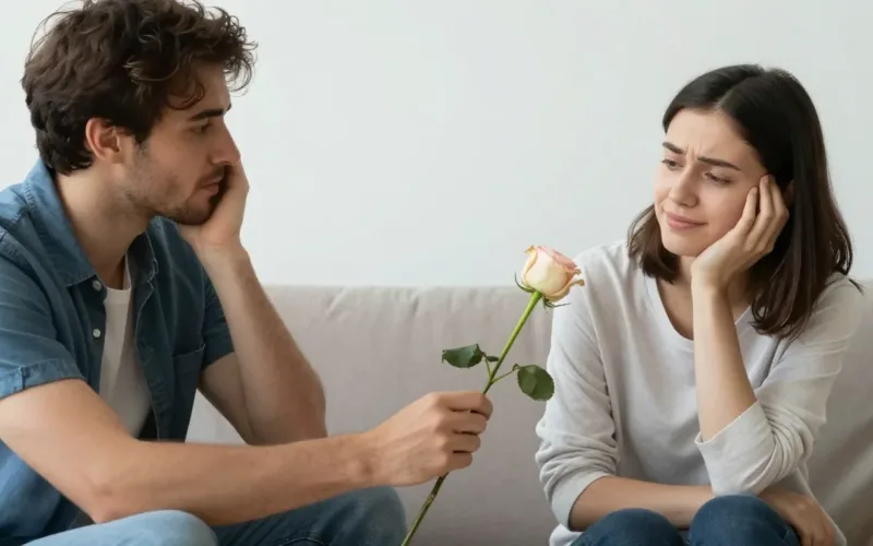 Minh họa: Sến là gì: hành động sáo rỗng khiến người khác ngượng ngùng